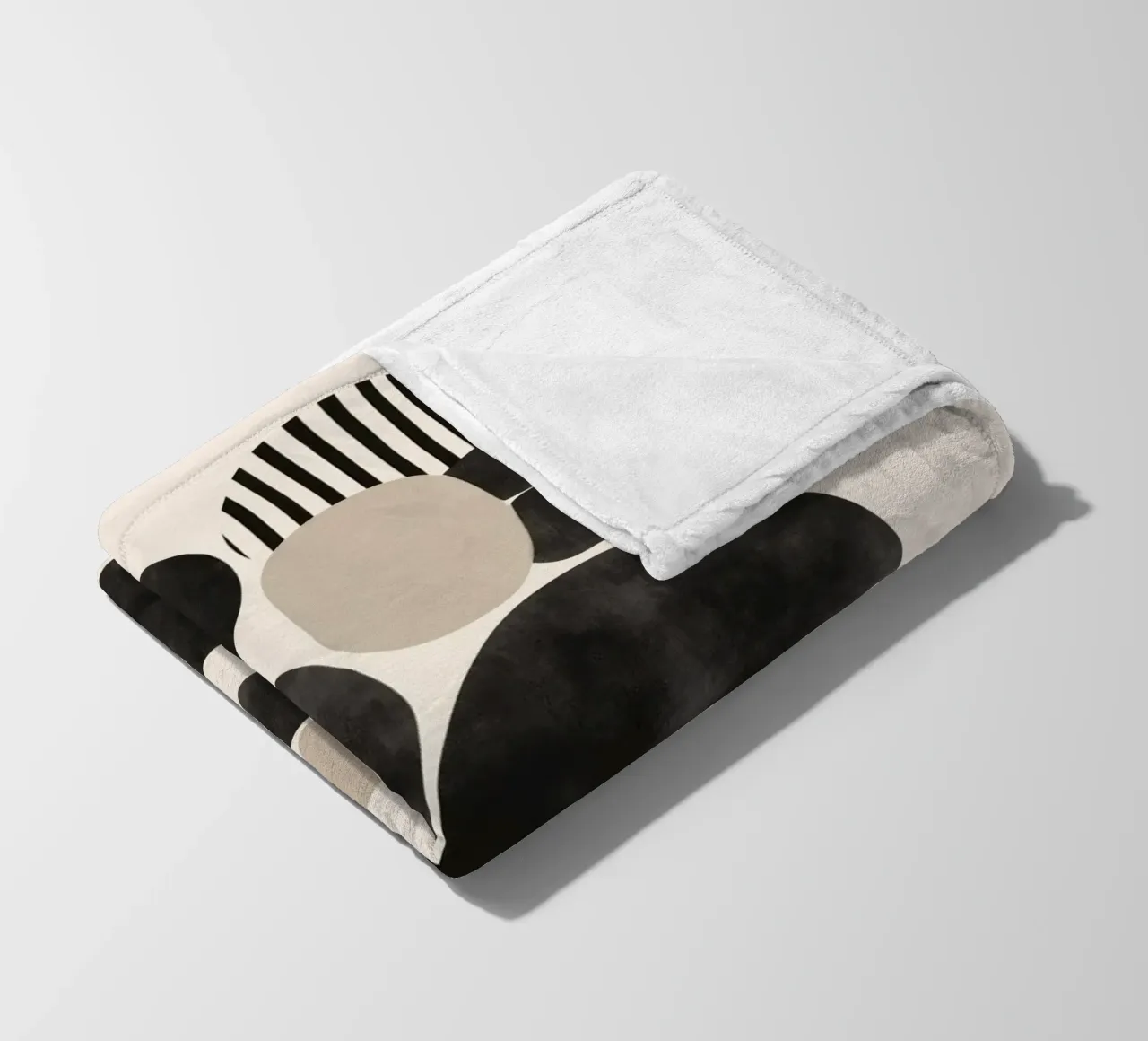 Pebble Form coperta in pile da Nadjaa