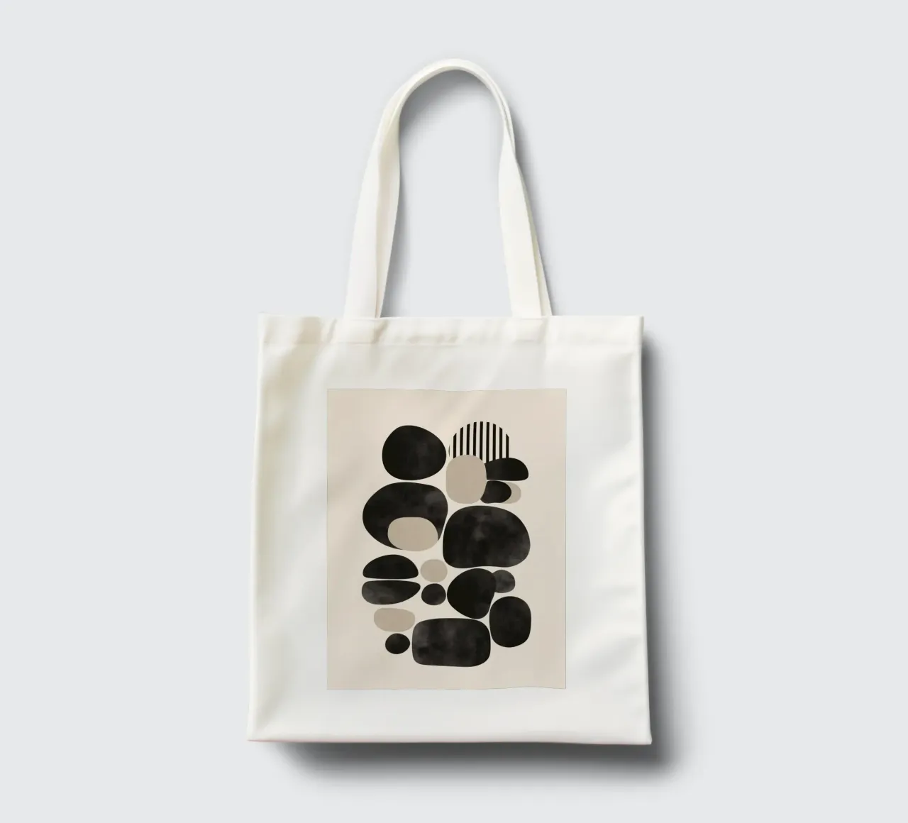 Pebble Form borsa in juta da Nadjaa