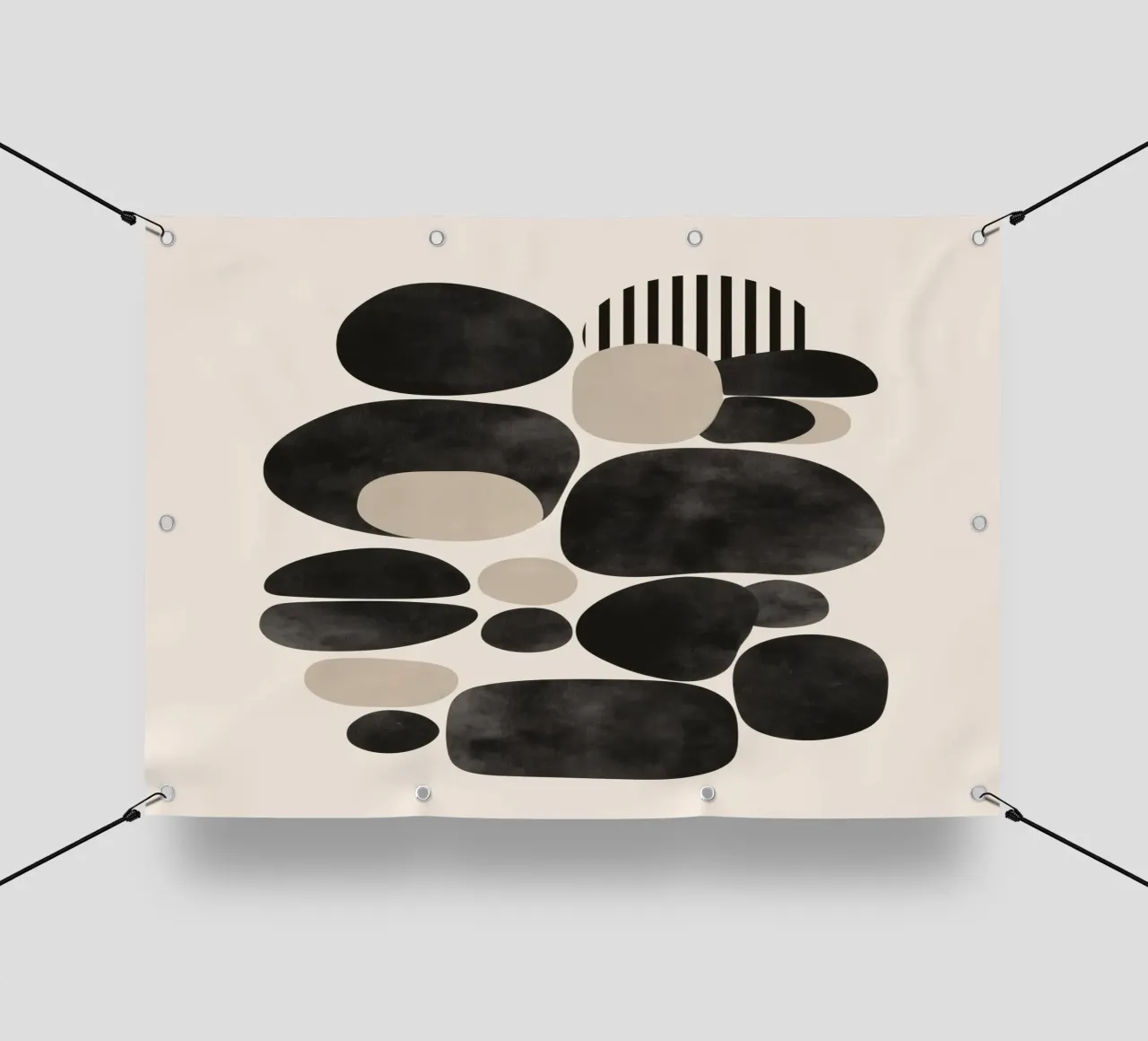 Pebble Form telo in pvc da Nadjaa