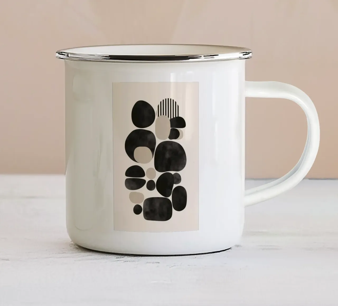 Pebble Form tazza in smalto da Nadjaa