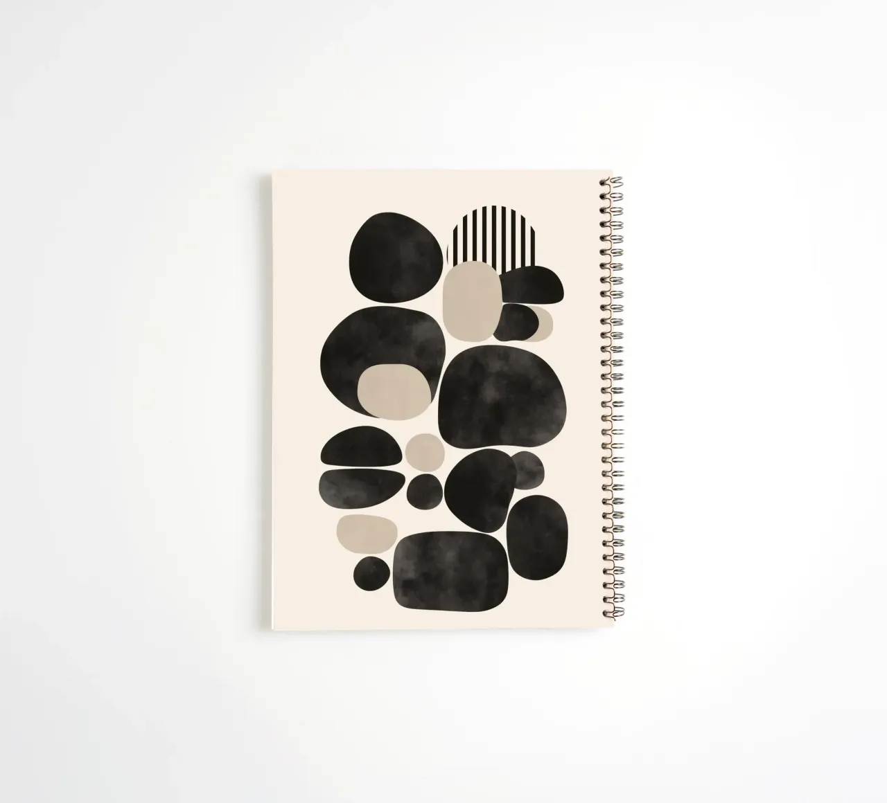 Pebble Form spiral notebook by Nadjaa