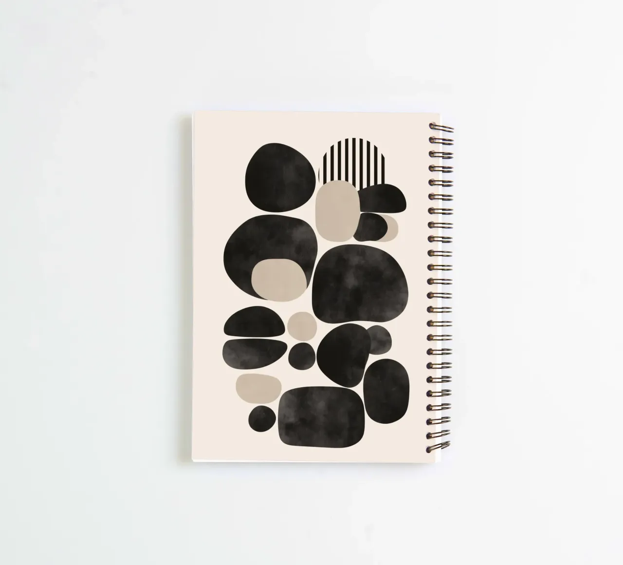 Pebble Form spiral notebook by Nadjaa