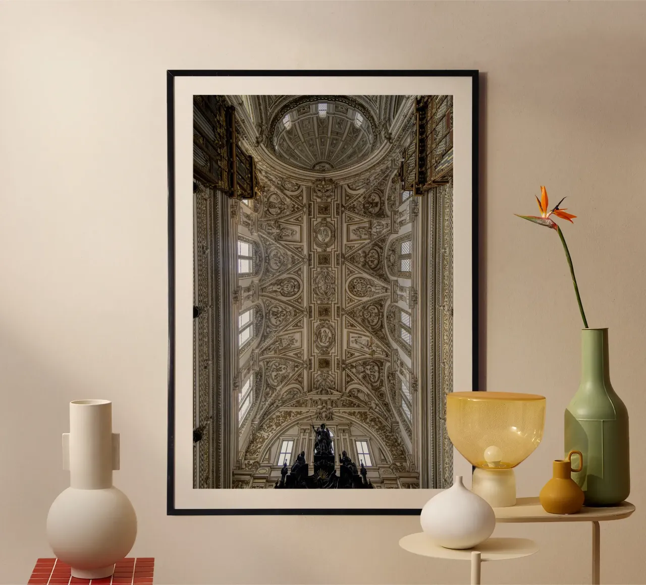 Baroque sacred architecture in the Mezquita hahnemühle by Bilderwelt - Kunst für die Wand