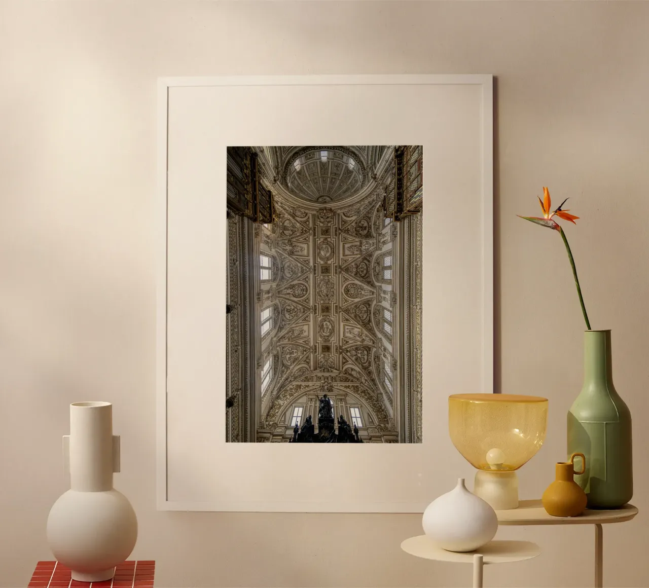 Baroque sacred architecture in the Mezquita hahnemühle by Bilderwelt - Kunst für die Wand