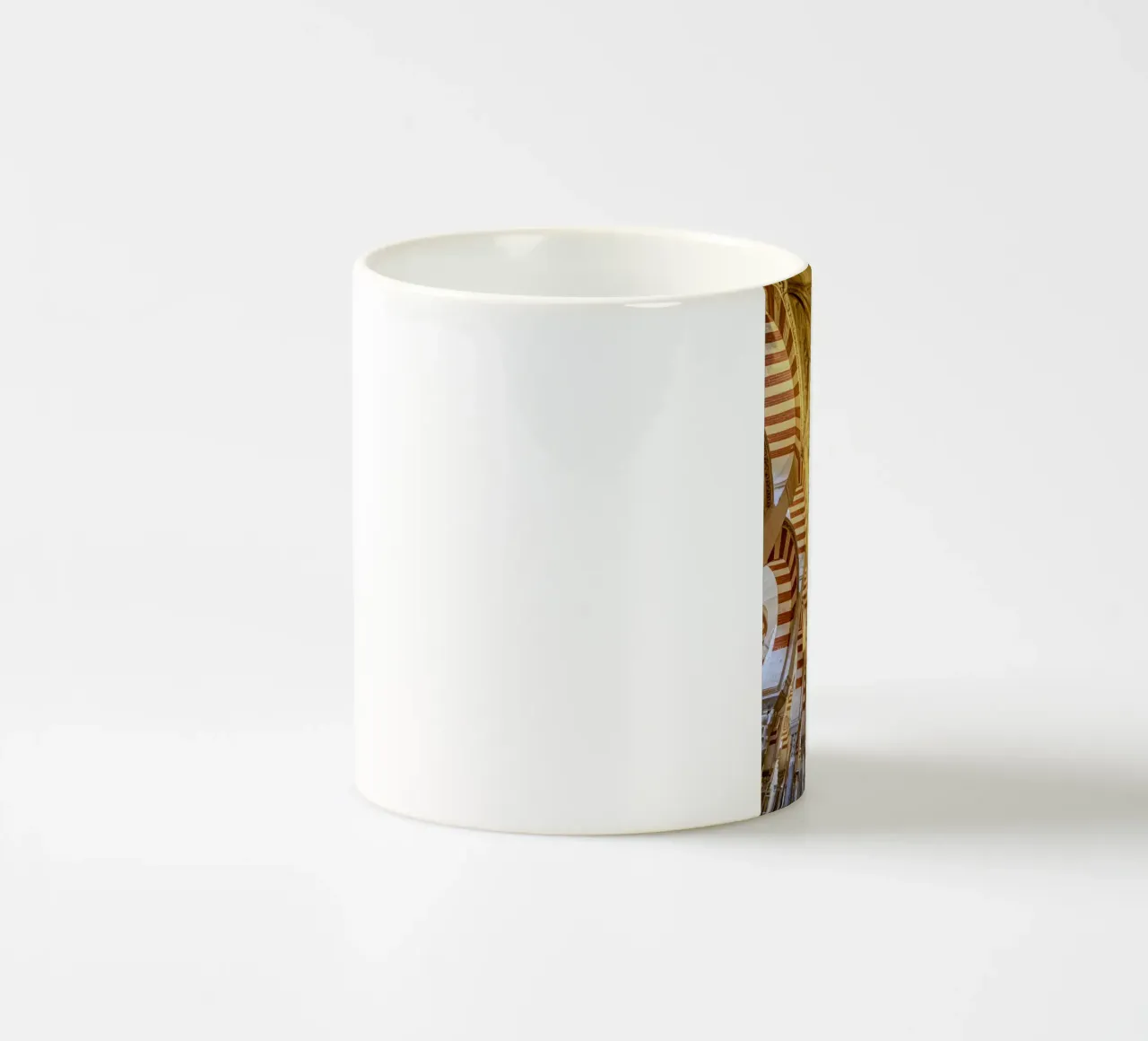 Arcs mauresques dans la mosquée de Cordoue mug en céramique de Bilderwelt - Kunst für die Wand