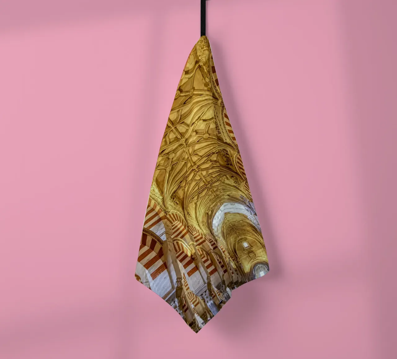 Arcs mauresques dans la mosquée de Cordoue torchon de Bilderwelt - Kunst für die Wand