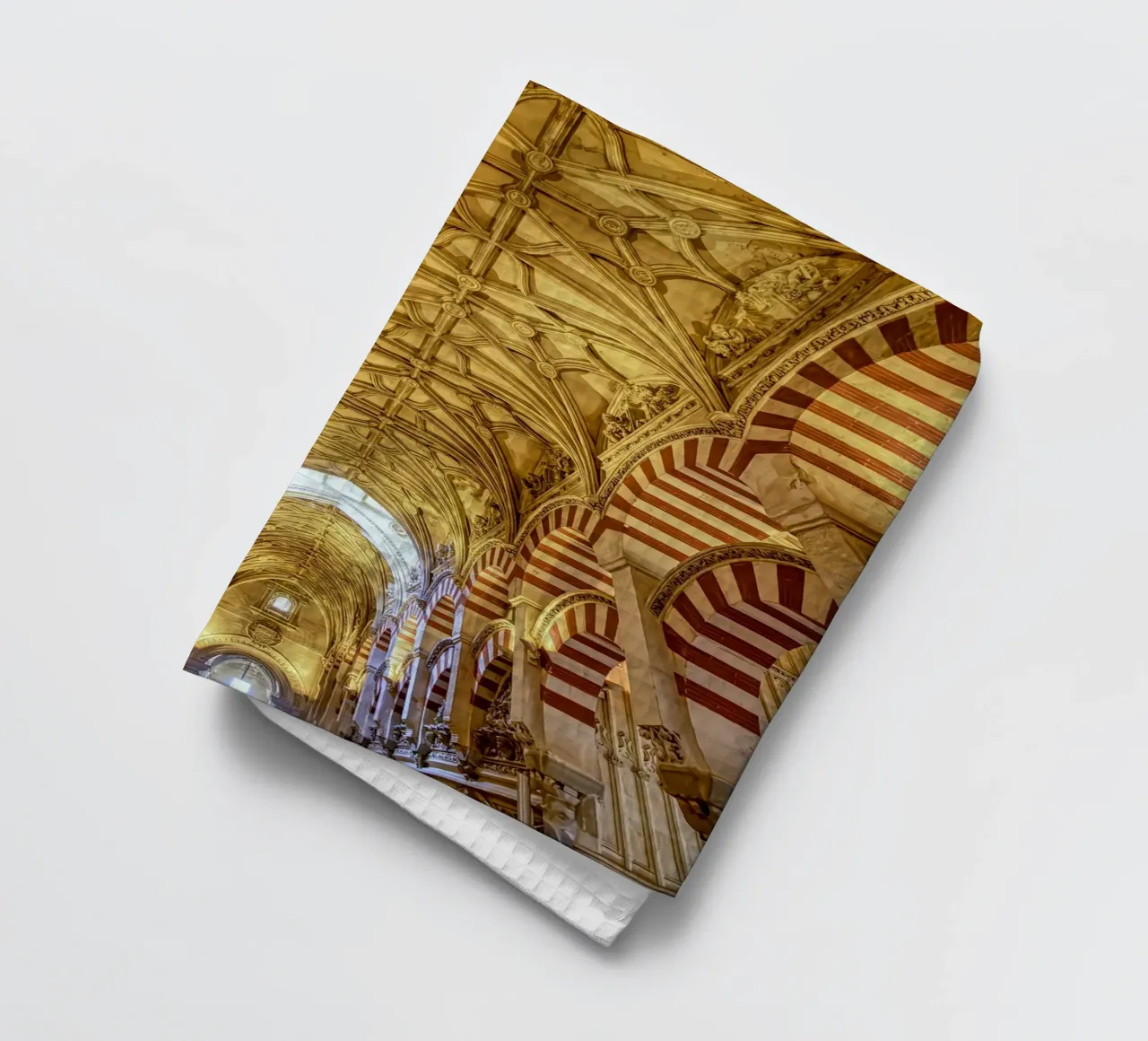 Arcs mauresques dans la mosquée de Cordoue torchon de Bilderwelt - Kunst für die Wand