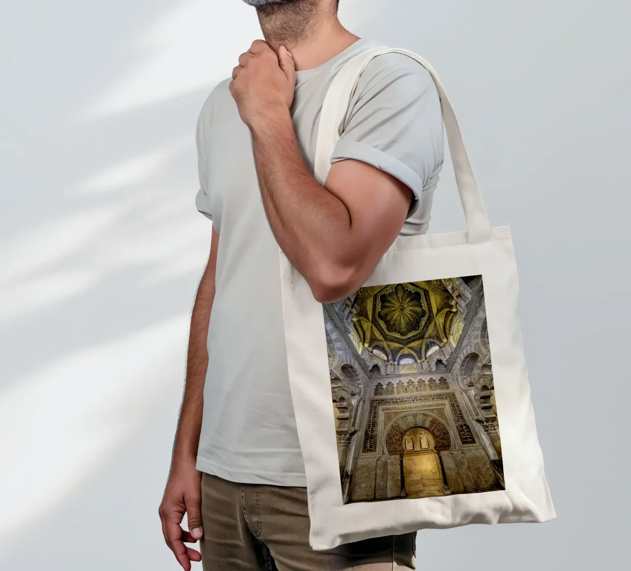 Gate portal and Moorish vault in Córdoba tote bag by Bilderwelt - Kunst für die Wand