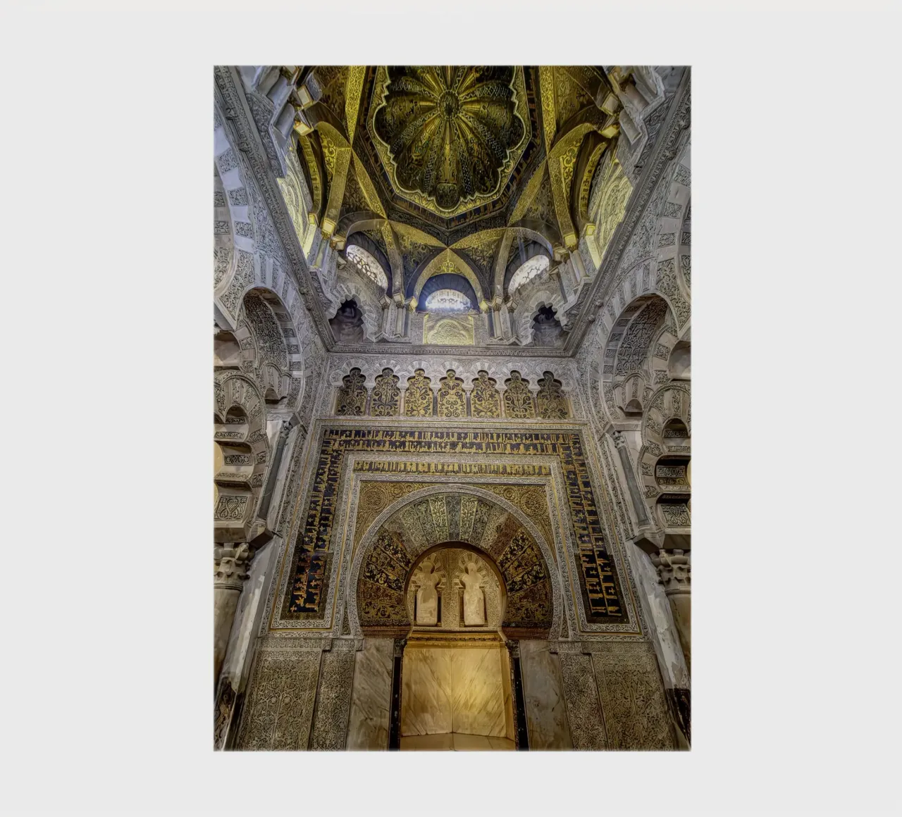Gate portal and Moorish vault in Córdoba notebook by Bilderwelt - Kunst für die Wand