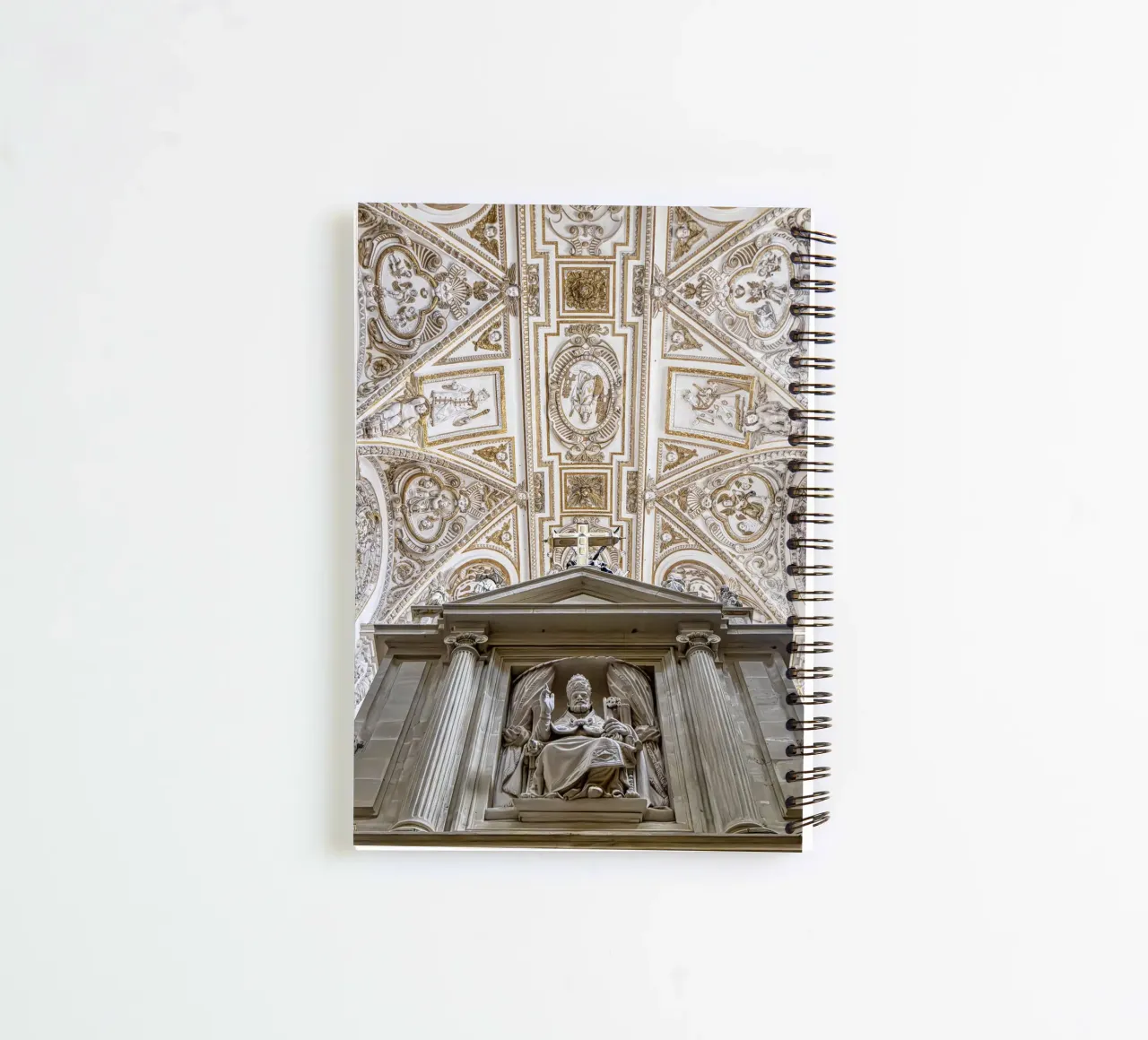 Baroque vault with altarpiece in Córdoba spiral notebook by Bilderwelt - Kunst für die Wand