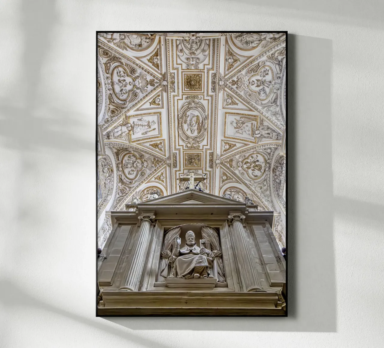Bóveda barroca con retablo en Córdoba metacrilato de Bilderwelt - Kunst für die Wand