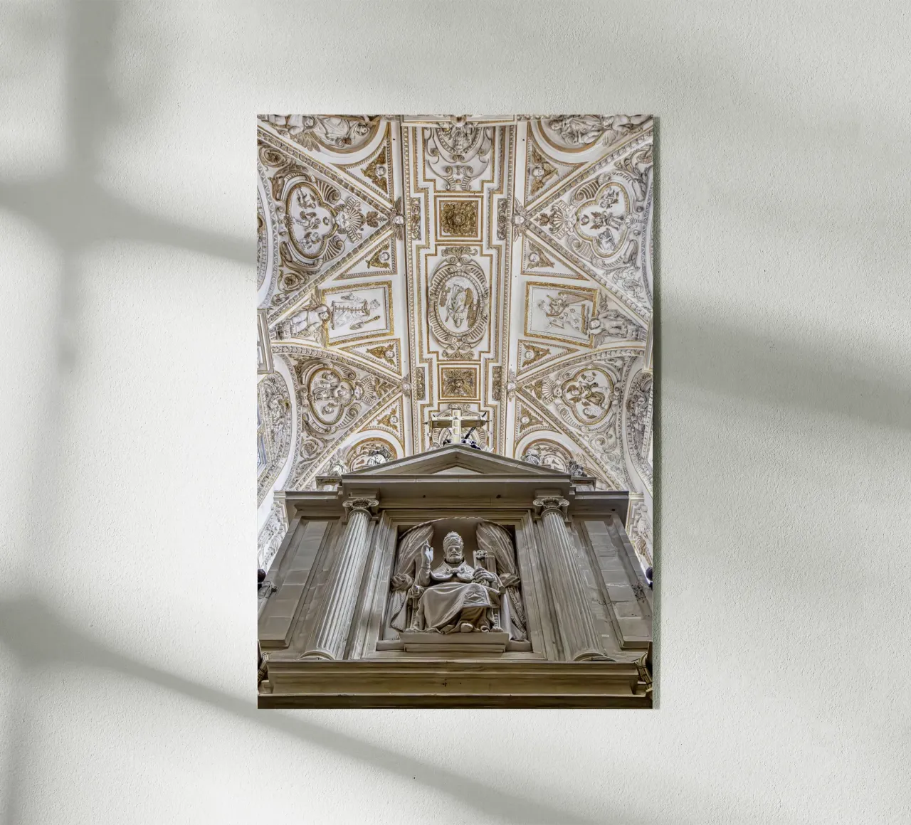 Bóveda barroca con retablo en Córdoba metacrilato de Bilderwelt - Kunst für die Wand