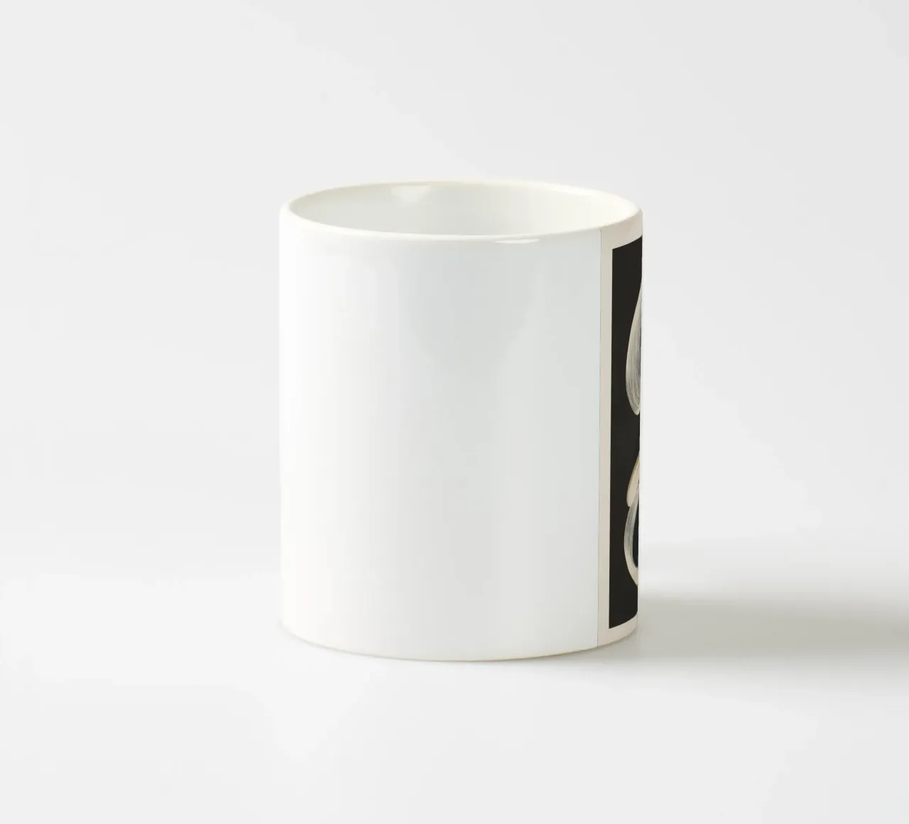 Monochrome Flow - Abstract Line Movement tazza in ceramica da Flow Line
