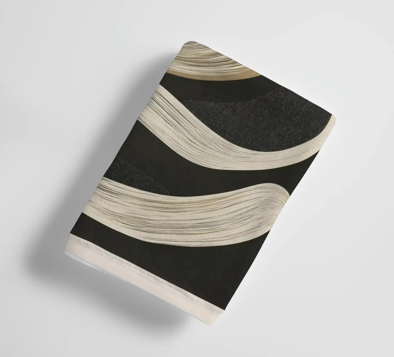 Monochrome Flow - Abstract Line Movement asciugamano da bagno da Flow Line