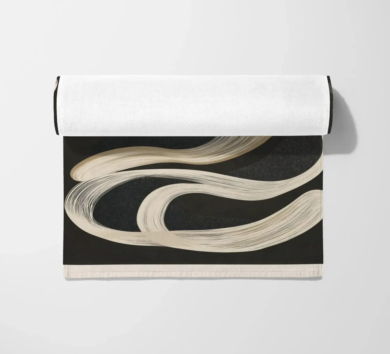 Monochrome Flow - Abstract Line Movement telo mare da Flow Line