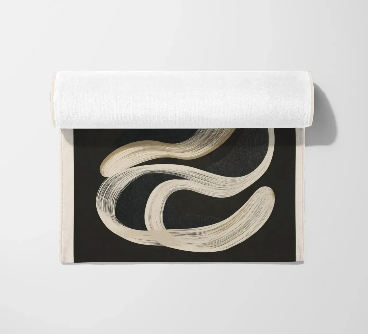 Monochrome Flow - Abstract Line Movement telo mare da Flow Line