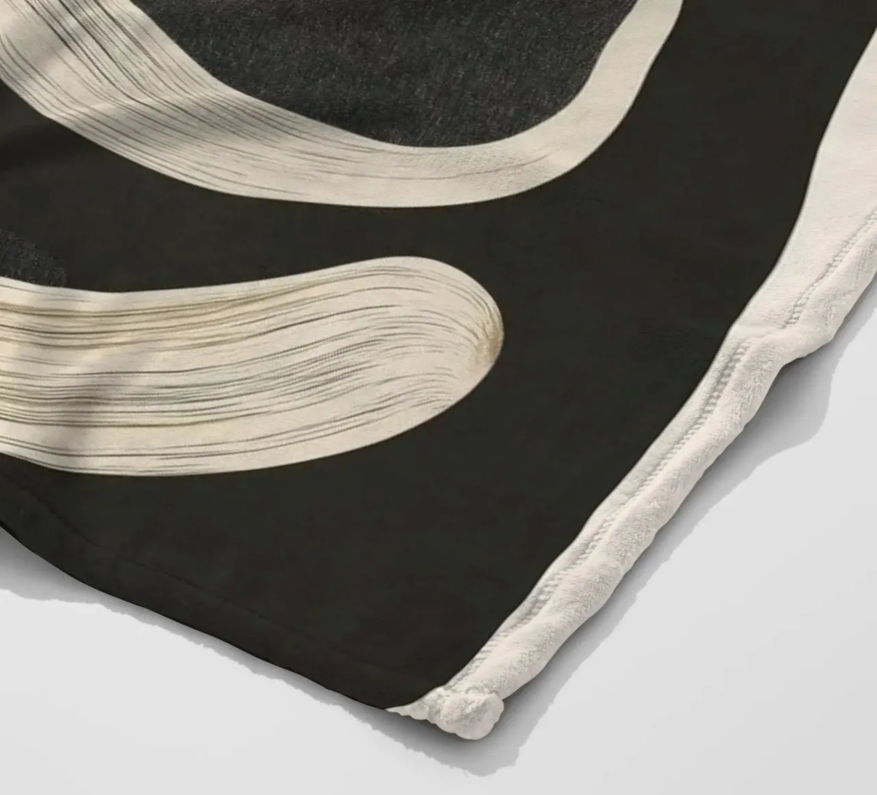 Monochrome Flow - Abstract Line Movement coperta in pile da Flow Line