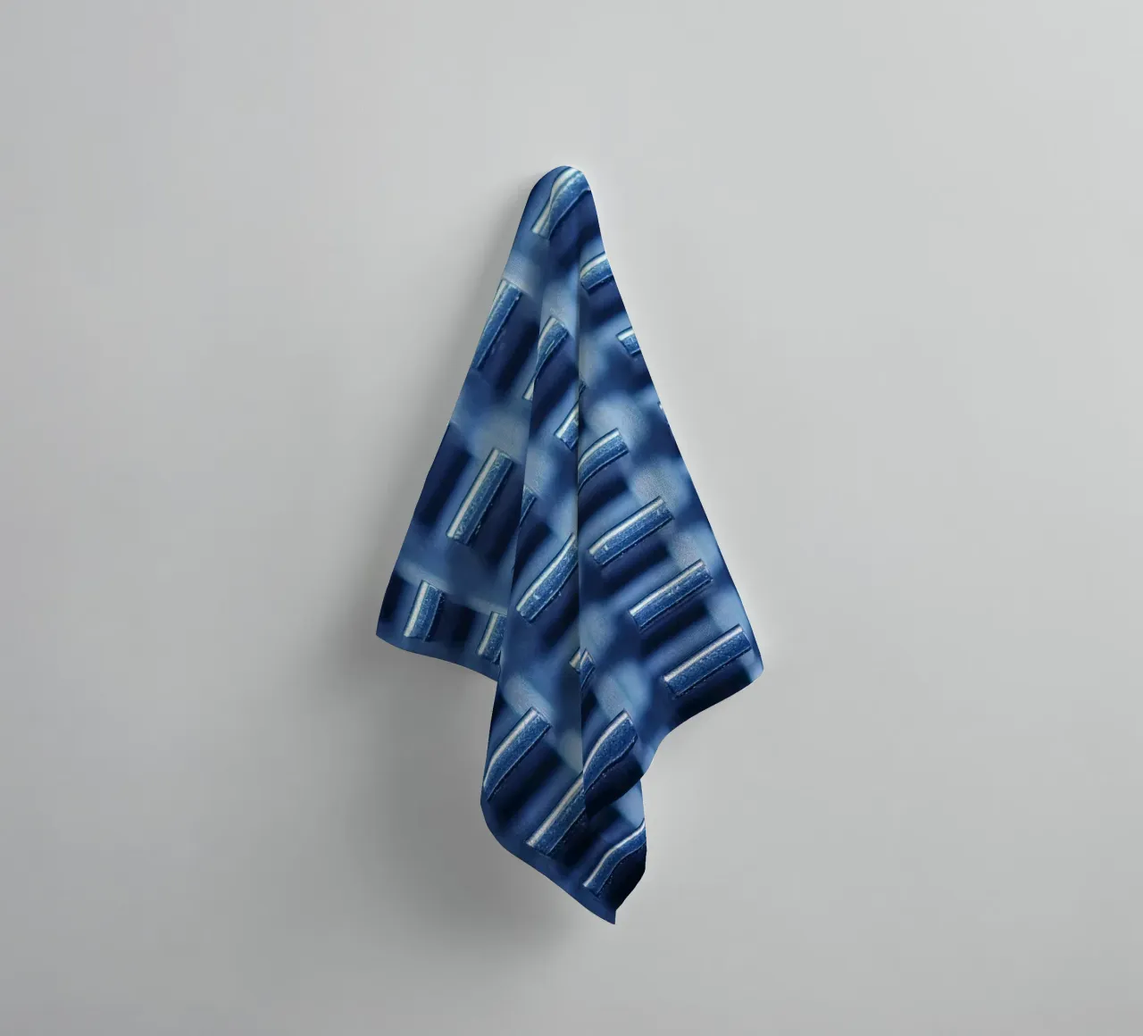 Structure métallique avec ailettes de refroidissement - vue macro serviette de bain de Bilderwelt - Kunst für die Wand