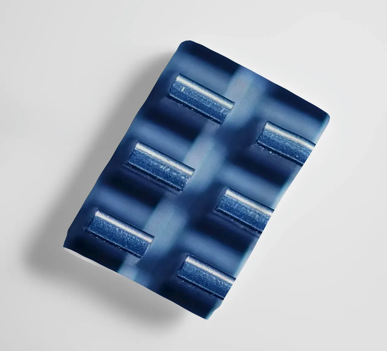 Structure métallique avec ailettes de refroidissement - vue macro serviette de bain de Bilderwelt - Kunst für die Wand