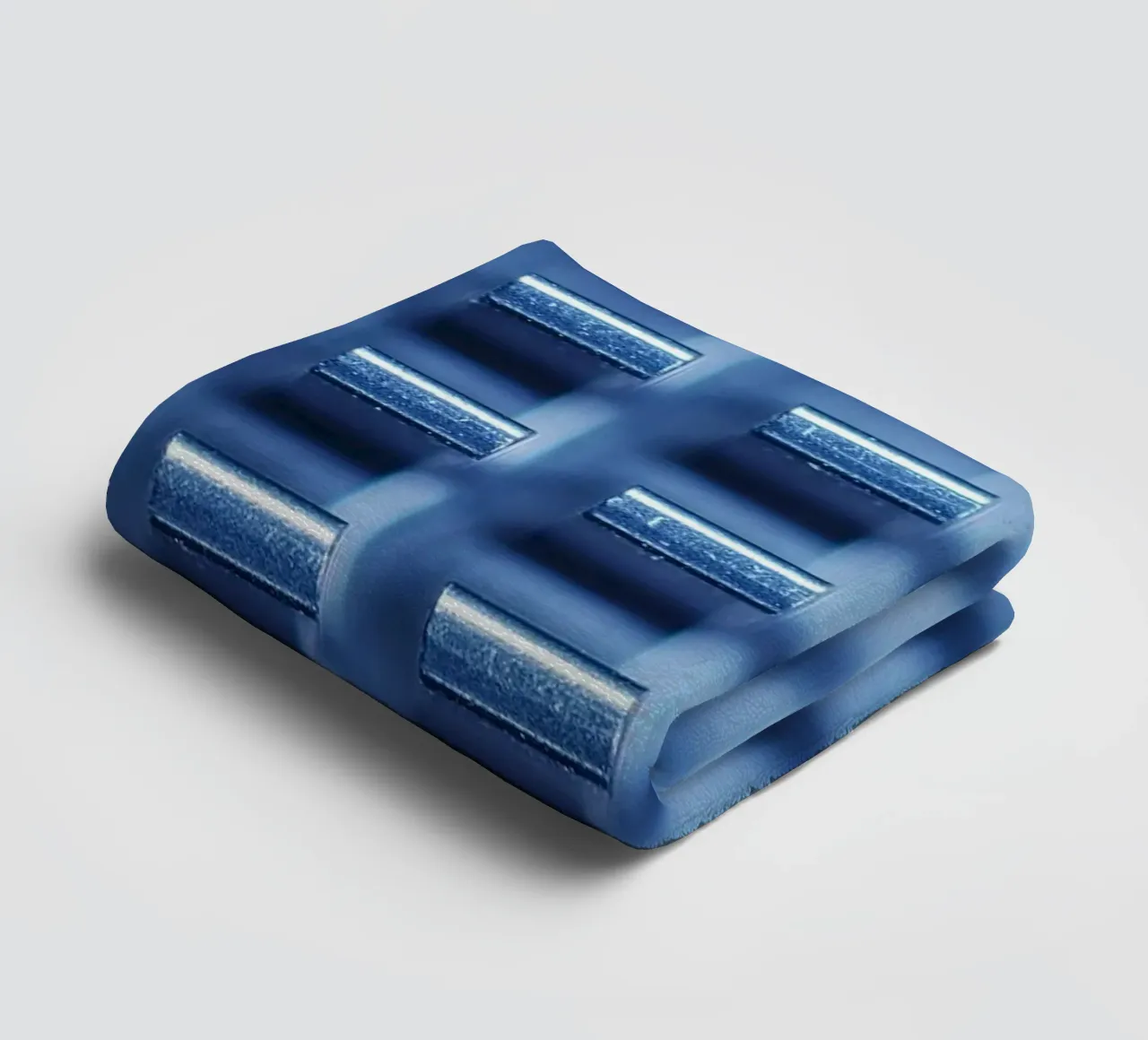 Structure métallique avec ailettes de refroidissement - vue macro serviette de bain de Bilderwelt - Kunst für die Wand