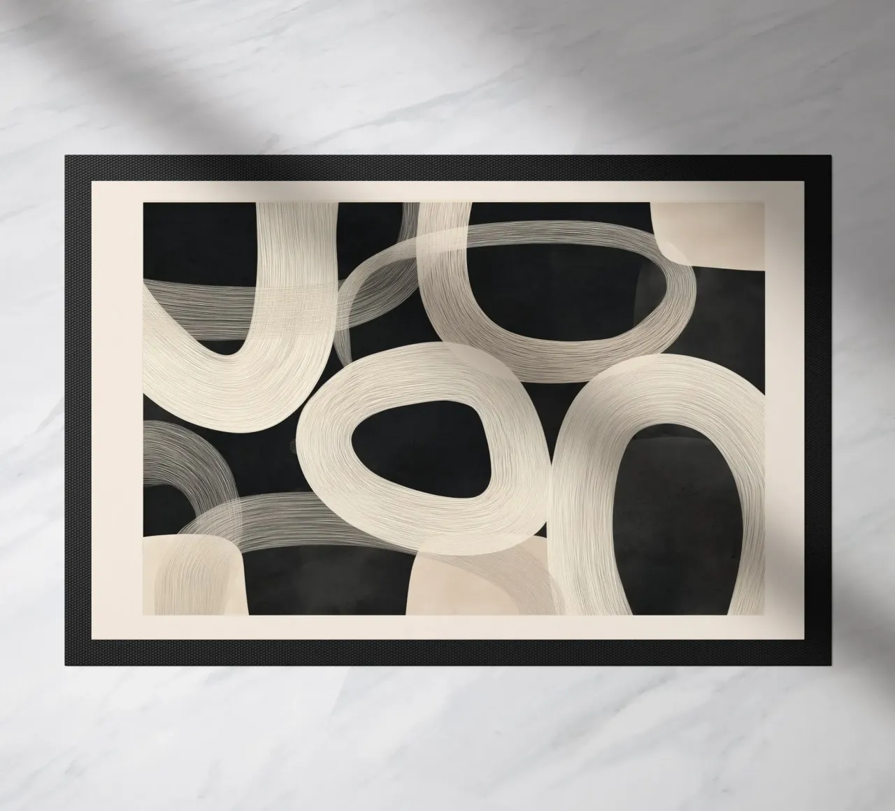 Soft Forms - Abstract Minimalist Line Art zerbino da Flow Line