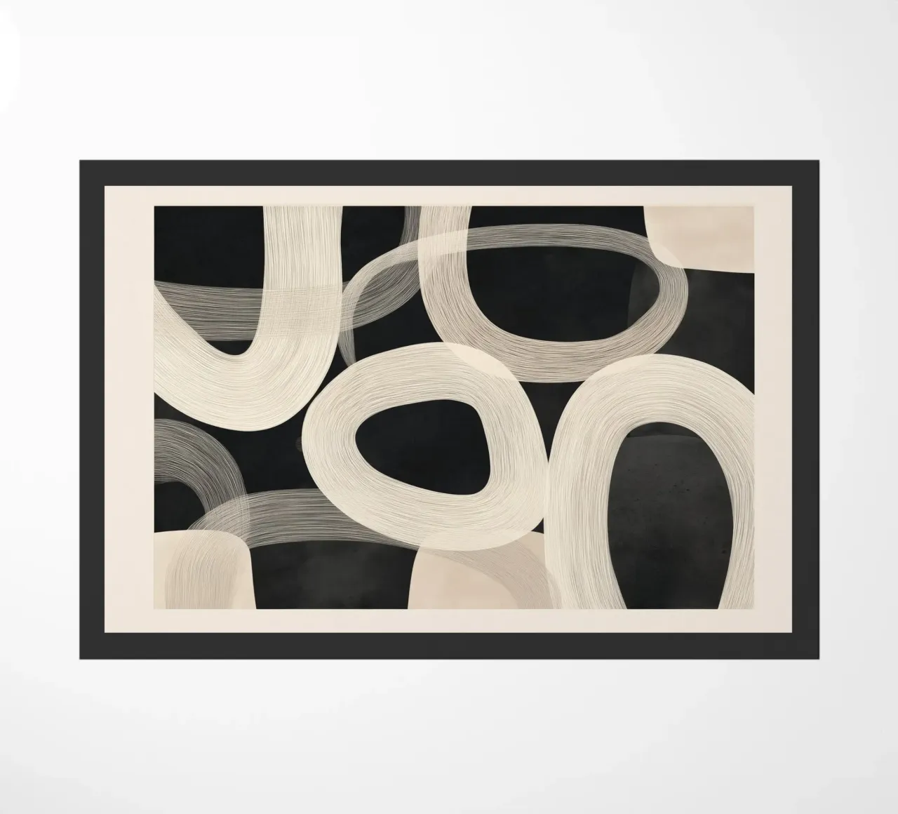 Soft Forms - Abstract Minimalist Line Art zerbino da Flow Line