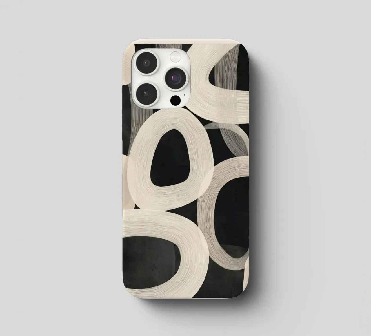 Soft Forms - Abstract Minimalist Line Art cover iphone da Flow Line