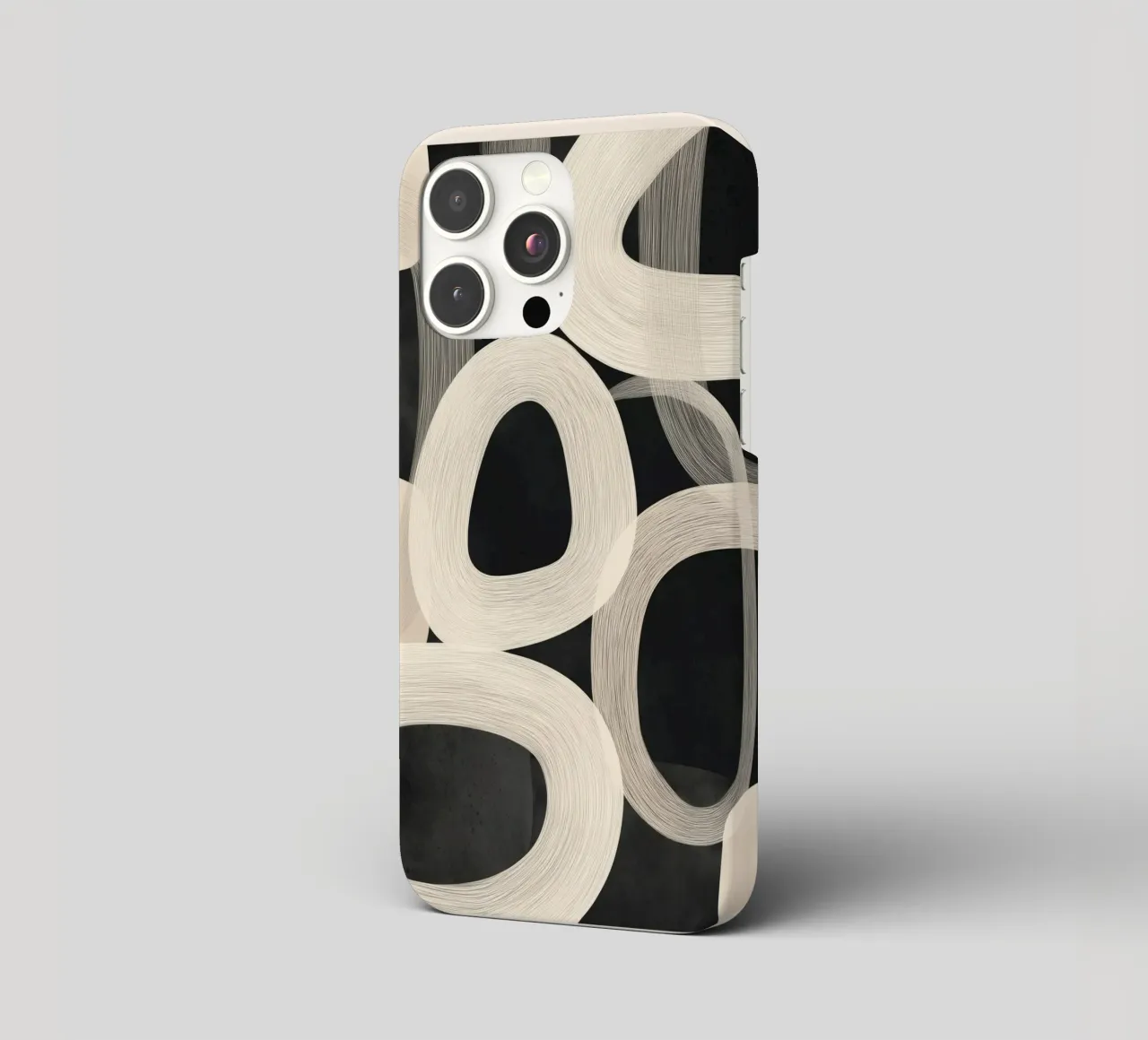 Soft Forms - Abstract Minimalist Line Art cover iphone da Flow Line