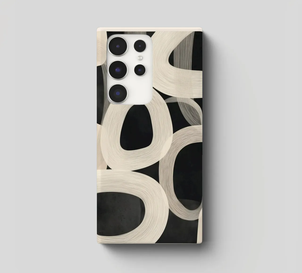 Soft Forms - Abstract Minimalist Line Art cover samsung da Flow Line