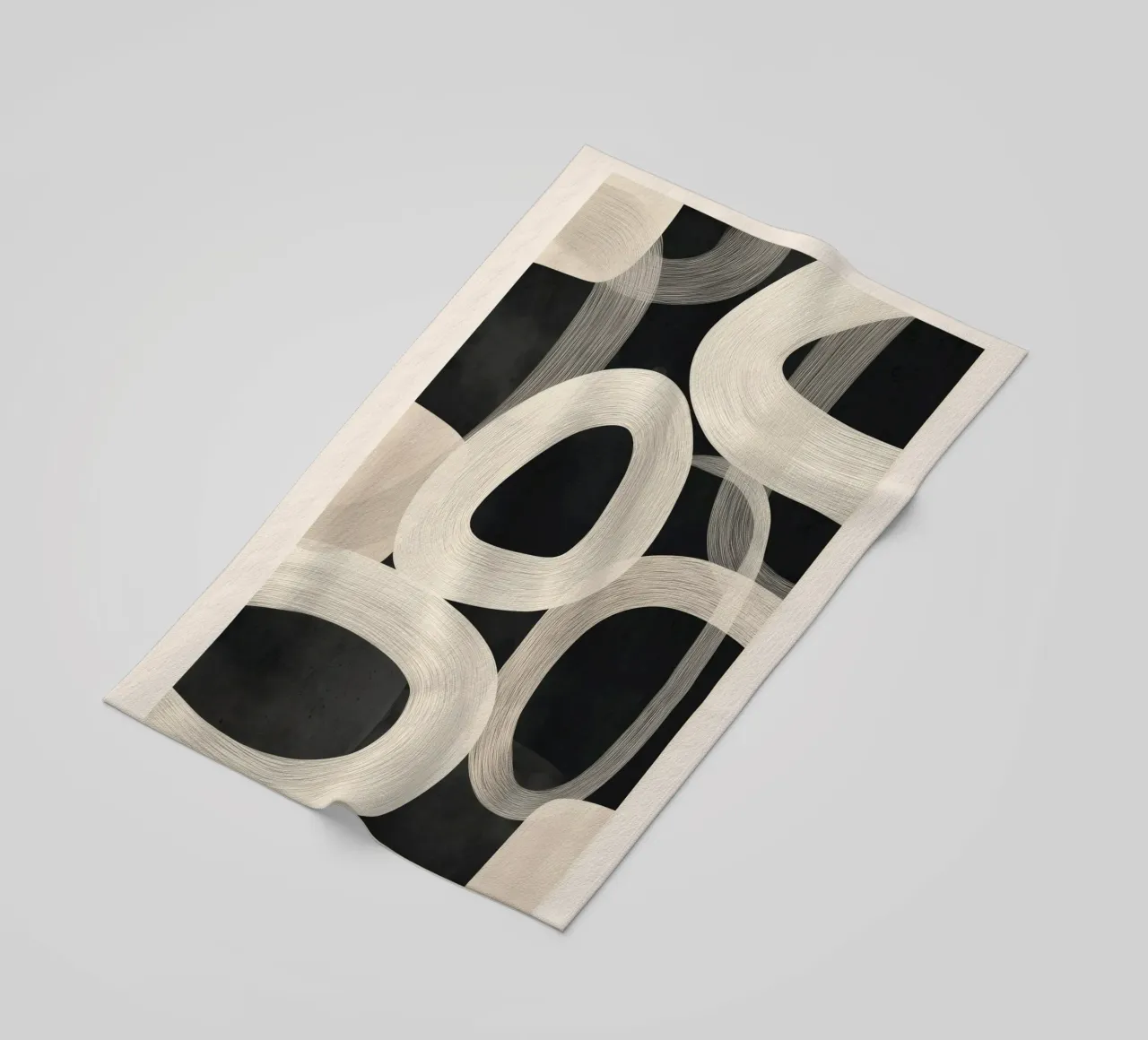 Soft Forms - Abstract Minimalist Line Art telo mare da Flow Line