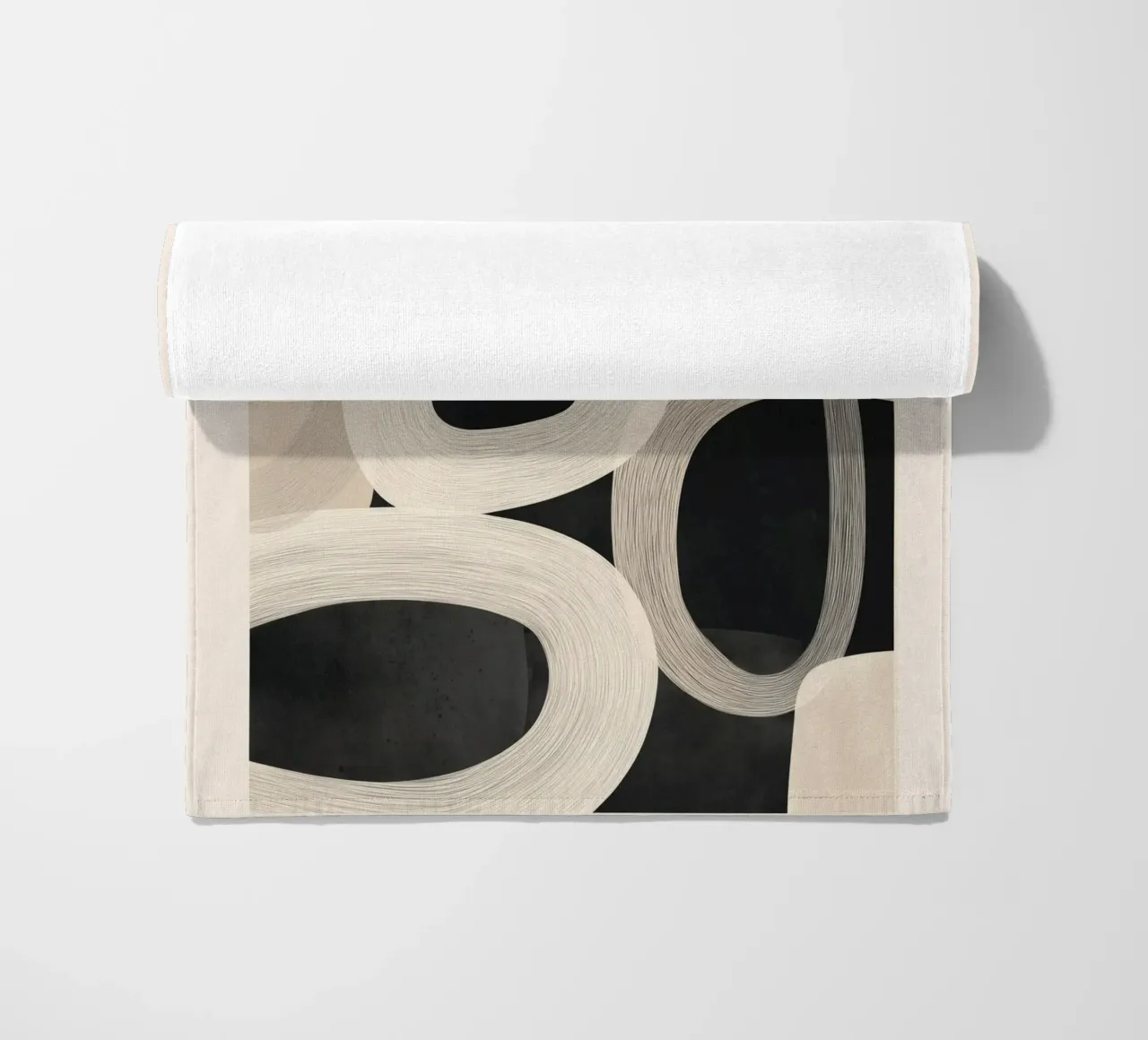 Soft Forms - Abstract Minimalist Line Art telo mare da Flow Line