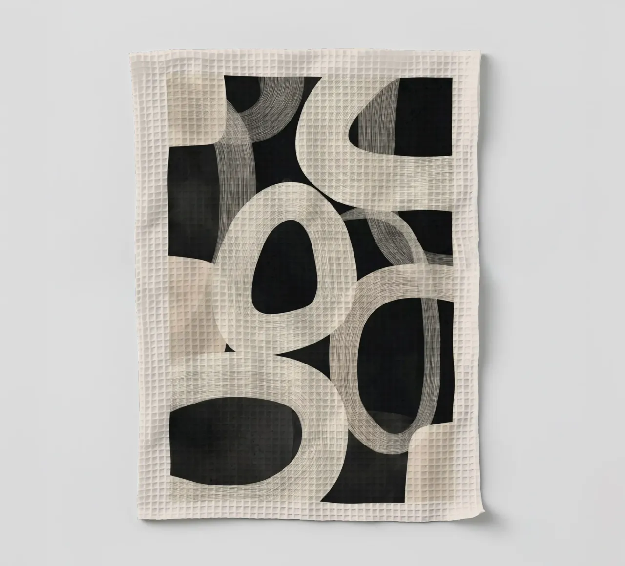 Soft Forms - Abstract Minimalist Line Art canovaccio da cucina da Flow Line