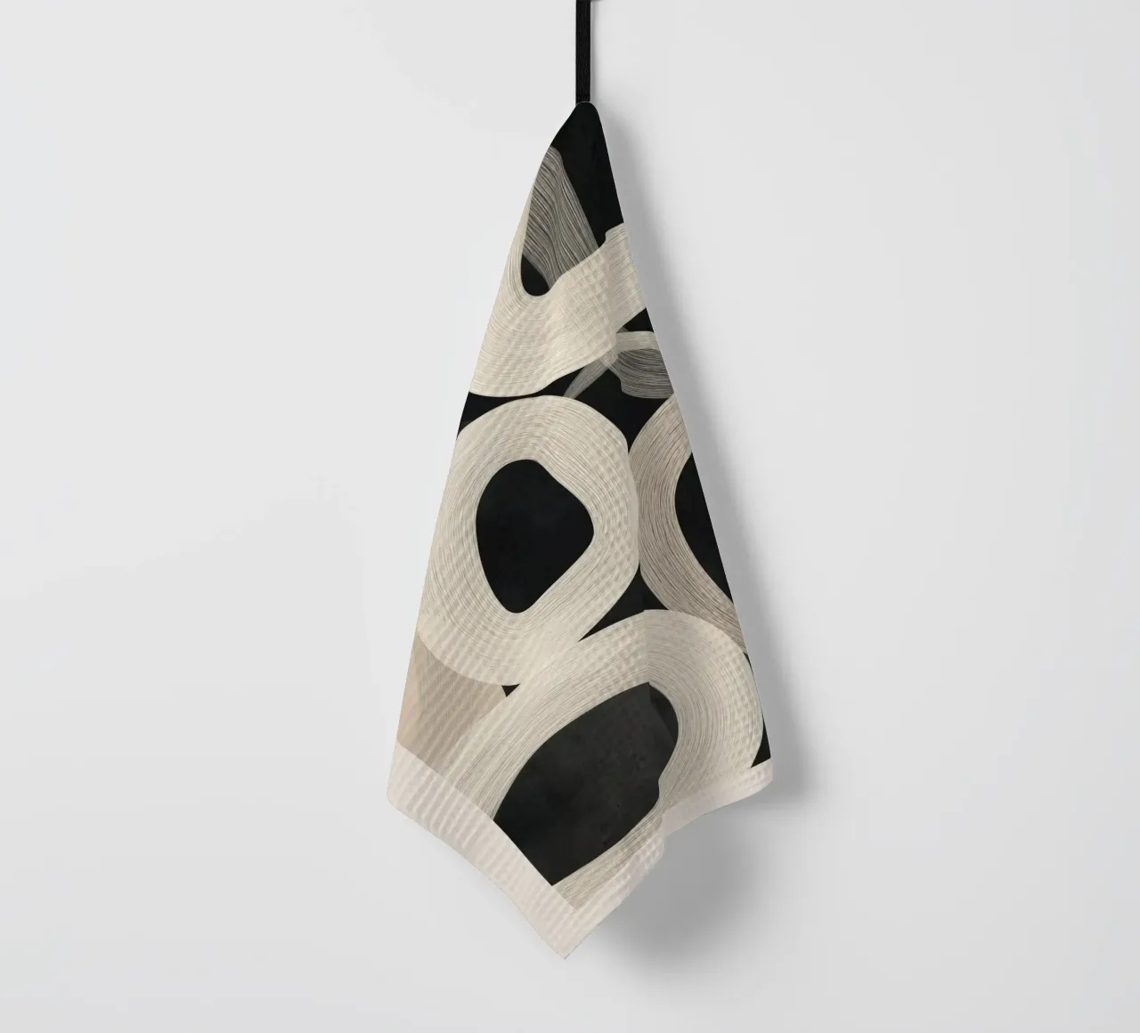 Soft Forms - Abstract Minimalist Line Art canovaccio da cucina da Flow Line