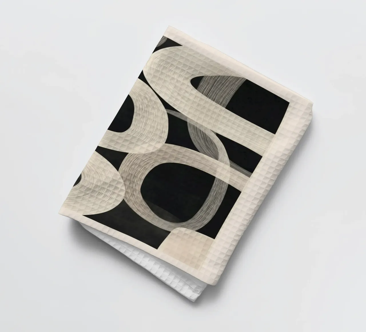 Soft Forms - Abstract Minimalist Line Art canovaccio da cucina da Flow Line
