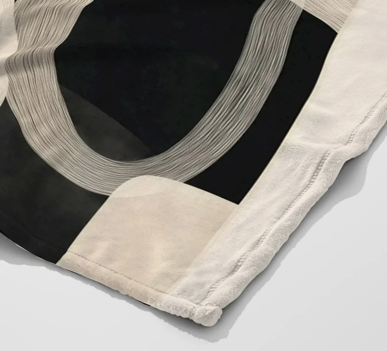 Soft Forms - Abstract Minimalist Line Art coperta in pile da Flow Line