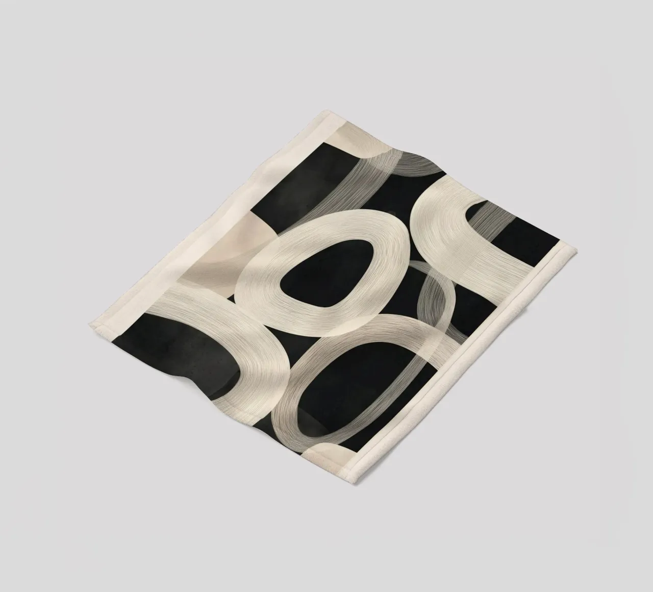 Soft Forms - Abstract Minimalist Line Art coperta in pile da Flow Line