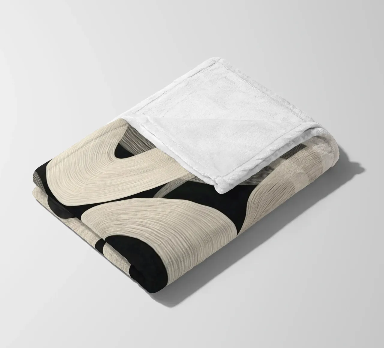 Soft Forms - Abstract Minimalist Line Art coperta in pile da Flow Line