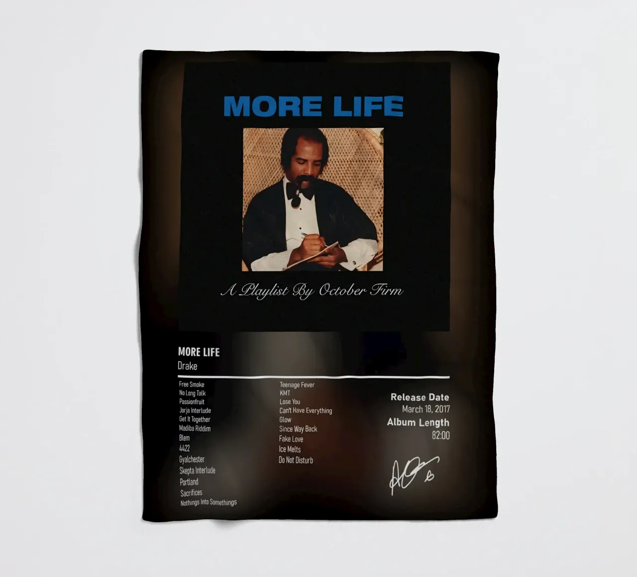 More Life (2017) by Drake coperta in pile da DGUnder