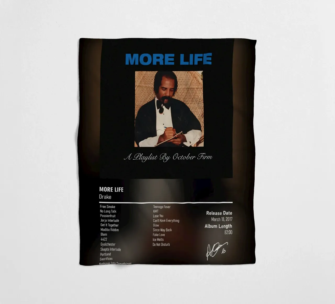 More Life (2017) by Drake coperta in pile da DGUnder