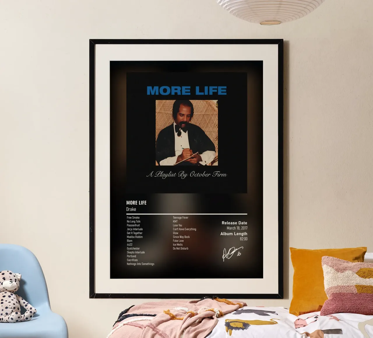 More Life (2017) by Drake carta hahnemühle da DGUnder