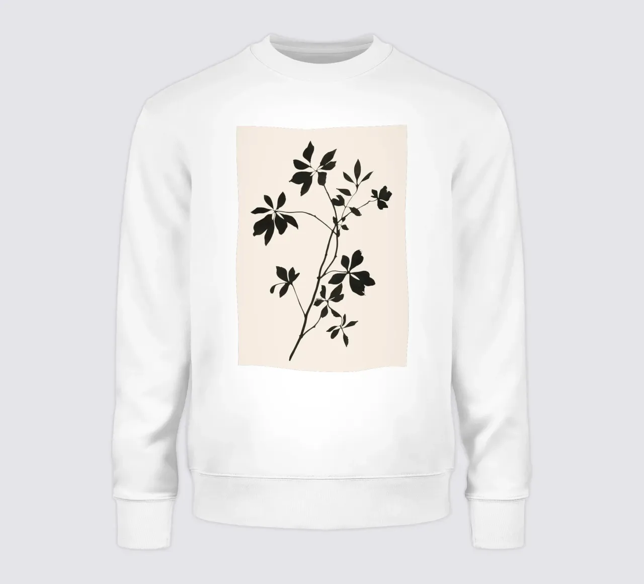 Botanical Silhouette I felpa da Flow Line