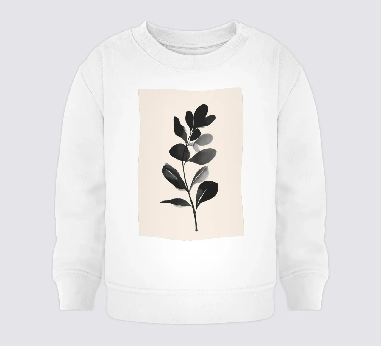 Botanical Silhouette II felpa neonato da Flow Line
