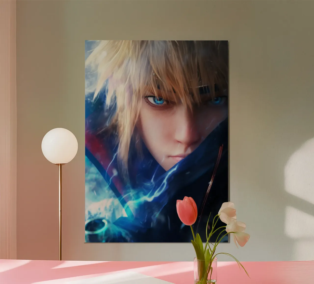 Minato Naruto poster con telaio in legno da Fleur de Lys