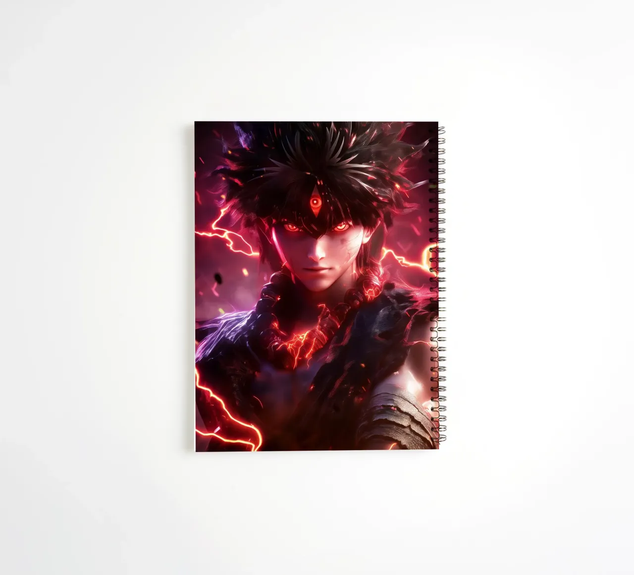 Hiei Yuyu Hakusho spiral notebook by Fleur de Lys