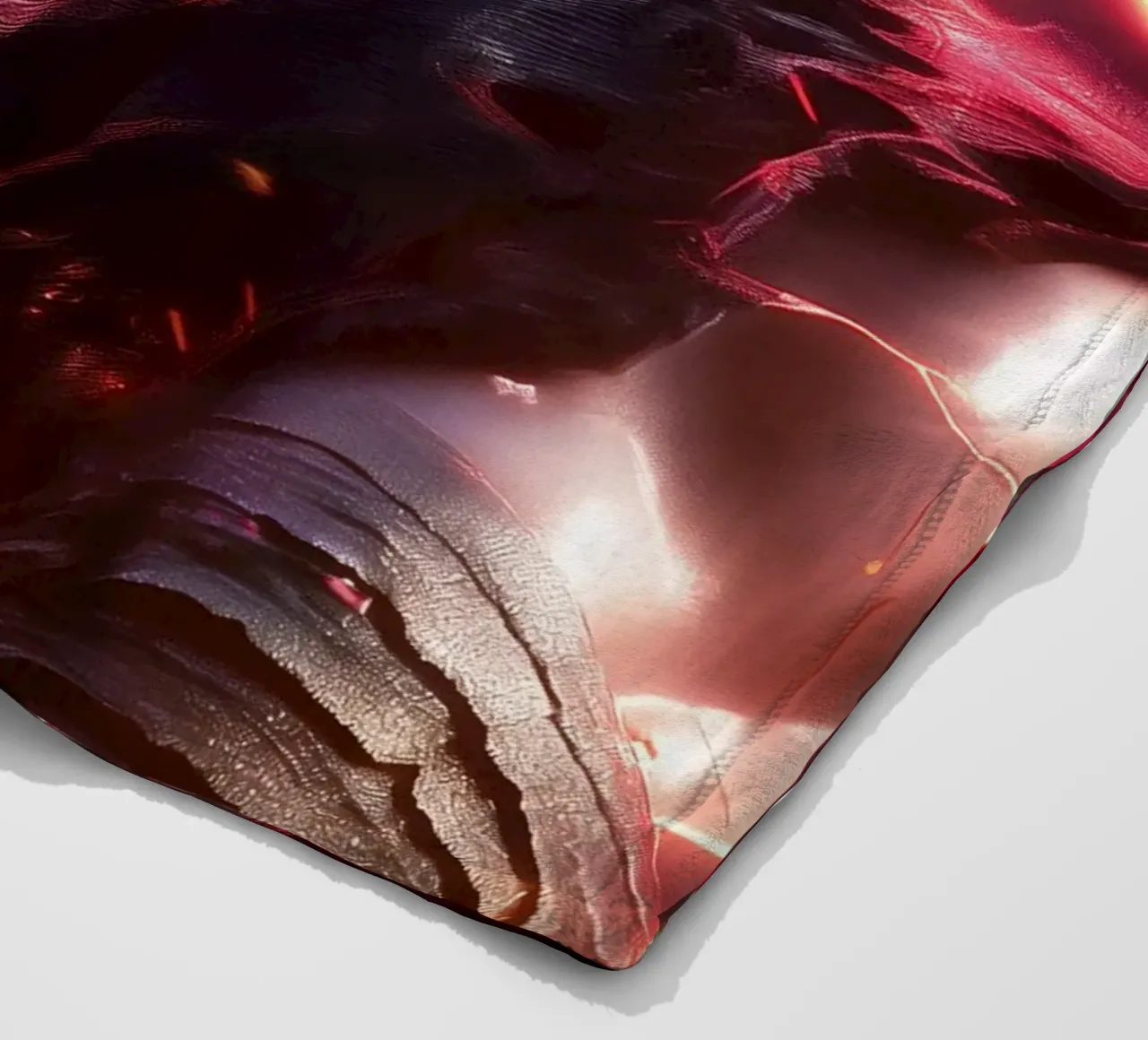 Hiei Yuyu Hakusho fleece blanket by Fleur de Lys