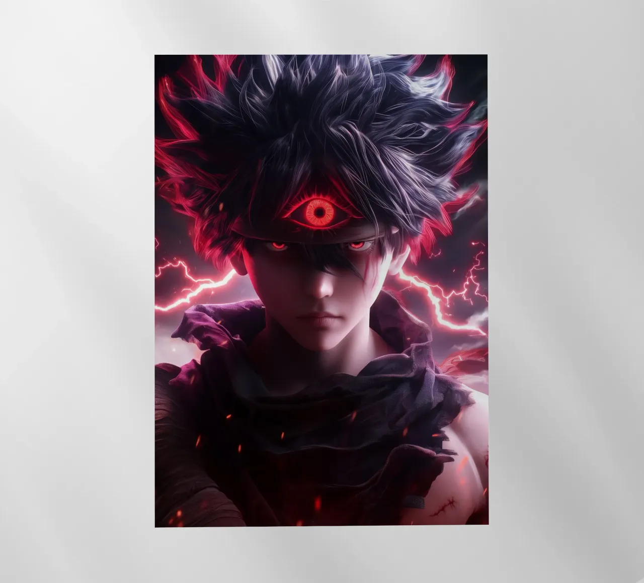 Hiei Yuyu Hakusho pellicola backlit da Fleur de Lys
