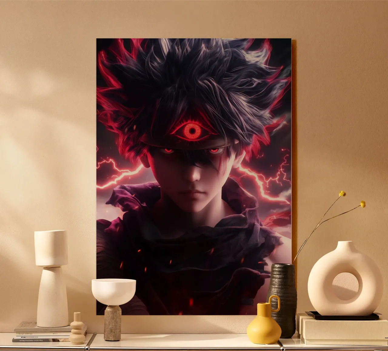 Hiei Yuyu Hakusho alluminio dibond da Fleur de Lys