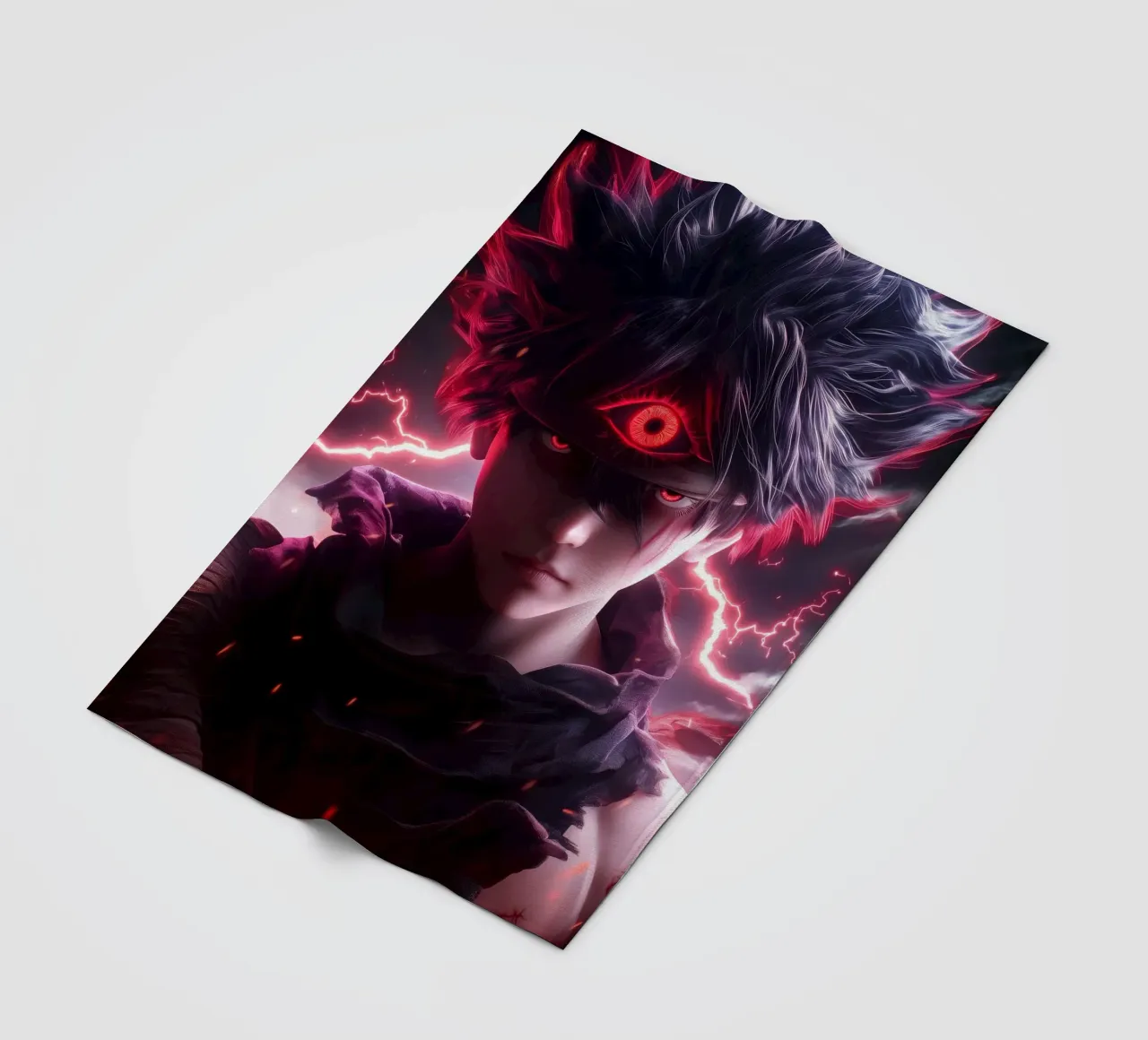Hiei Yuyu Hakusho coperta in pile da Fleur de Lys