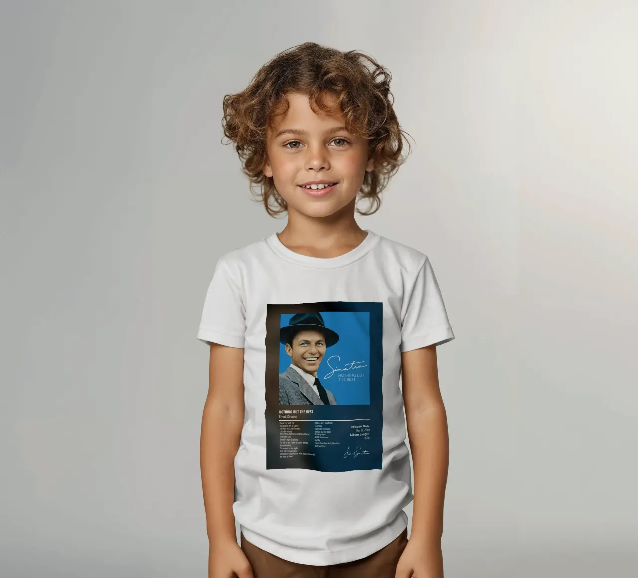 Nothing But the Best (2008) by Frank Sinatra t-shirt bambini da DGUnder