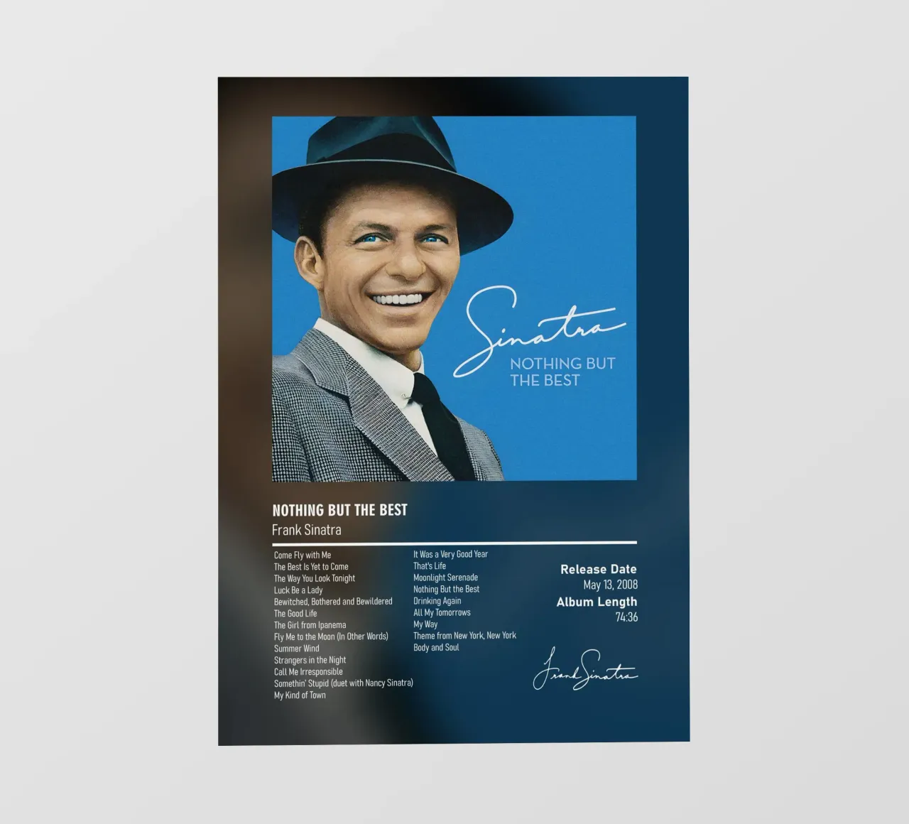 Nothing But the Best (2008) by Frank Sinatra pellicola backlit da DGUnder